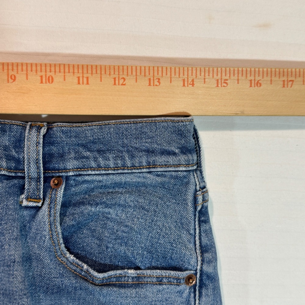 Abercrombie Curve Love Ultra High Rise Ankle Straight Jeans 29/8 - Picture 4 of 6